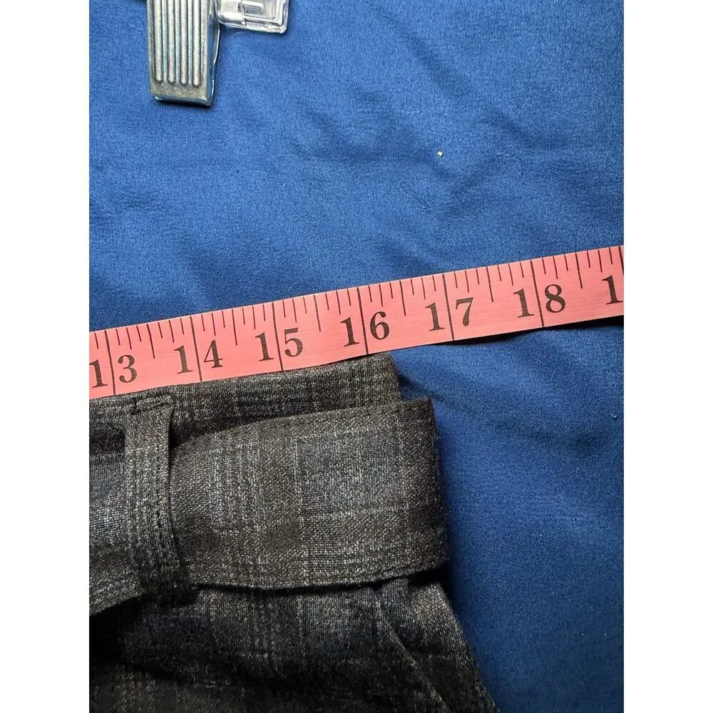 Kut from the Kloth plaid stretch pull on dress pants womens 12 preppy‎ office